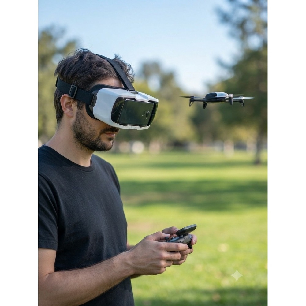 Parrot Cockpitglasses Fpv Drone Headset Virtual Reality Goggles Mobile Viewer